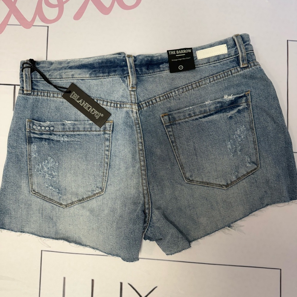 Blank NYC Light Blue Jean Shorts